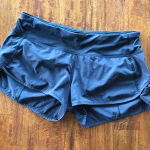 Lululemon Black Speed Shorts
